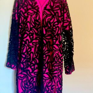 Pakistani Indian Heavy net 3pc never worn Shalwar Kameez size 36-40